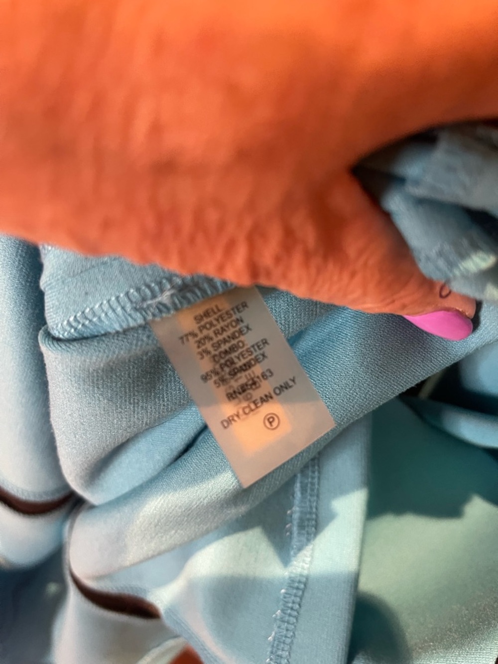 Ivanka Trump Blue Sheath Dress with Black Contrast 14 - Picture 11 of 12